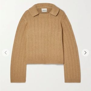 KHAITE
Mateo ribbed cashmere sweater